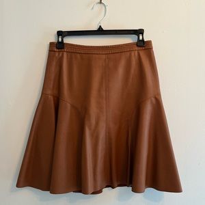 Rebecca Taylor faux leather mini skirt size 2